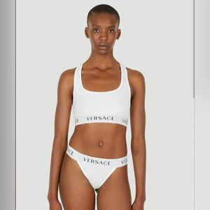 Versace Logo brand Sports Bra